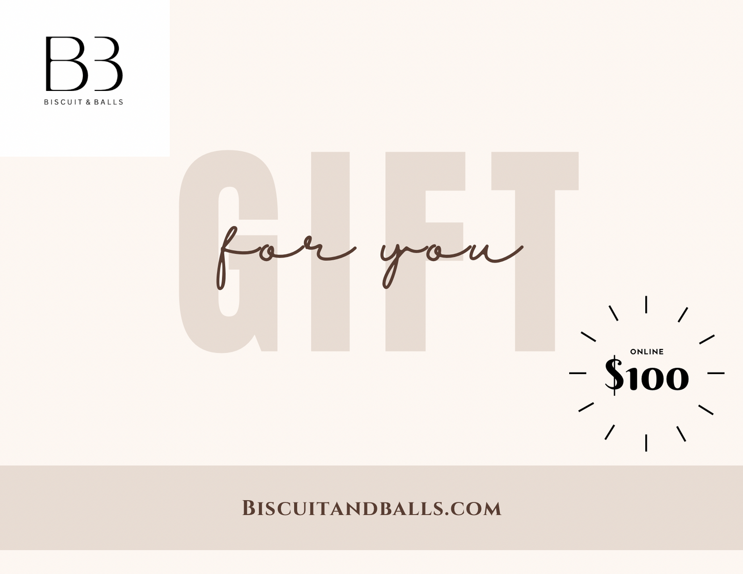 Biscuit & Balls Gift Card