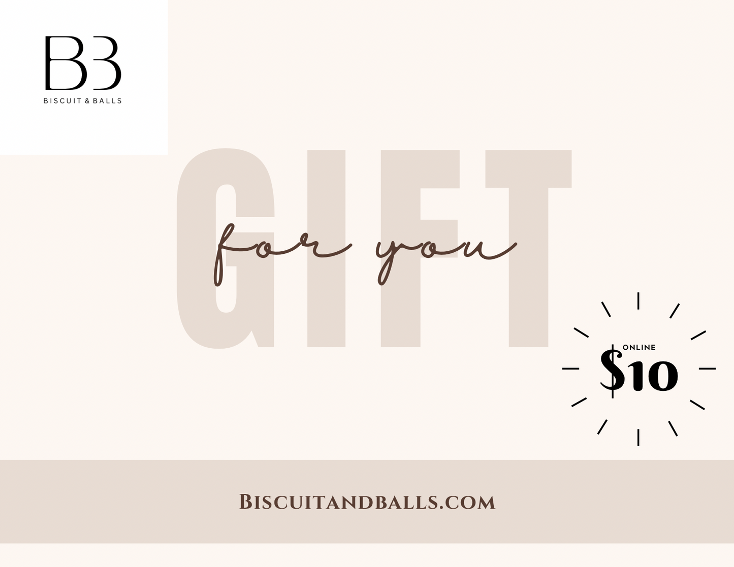 Biscuit & Balls Gift Card