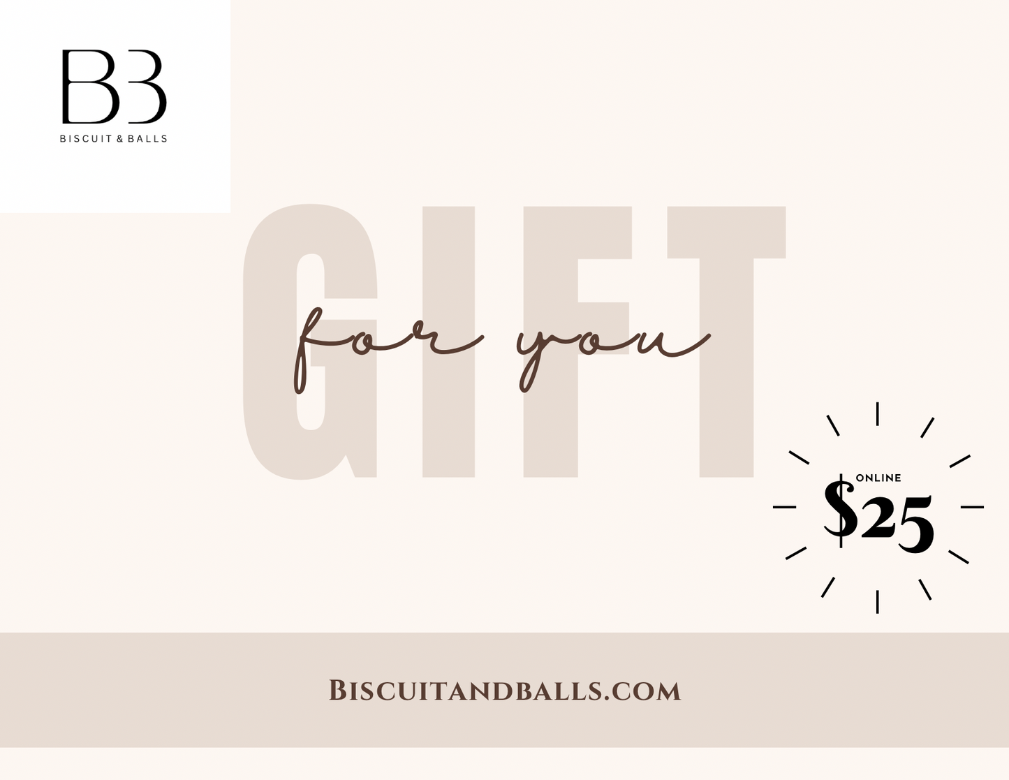 Biscuit & Balls Gift Card